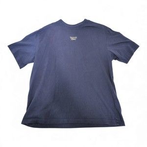 Reebok Men's Navy Short Sleeve Logo Tee - L